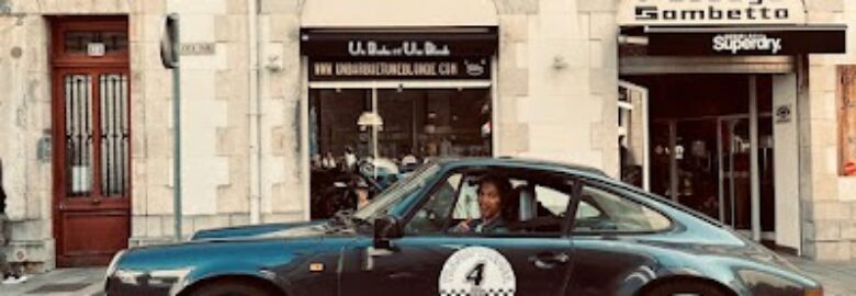 Un Barbu et une Blonde, racing shop